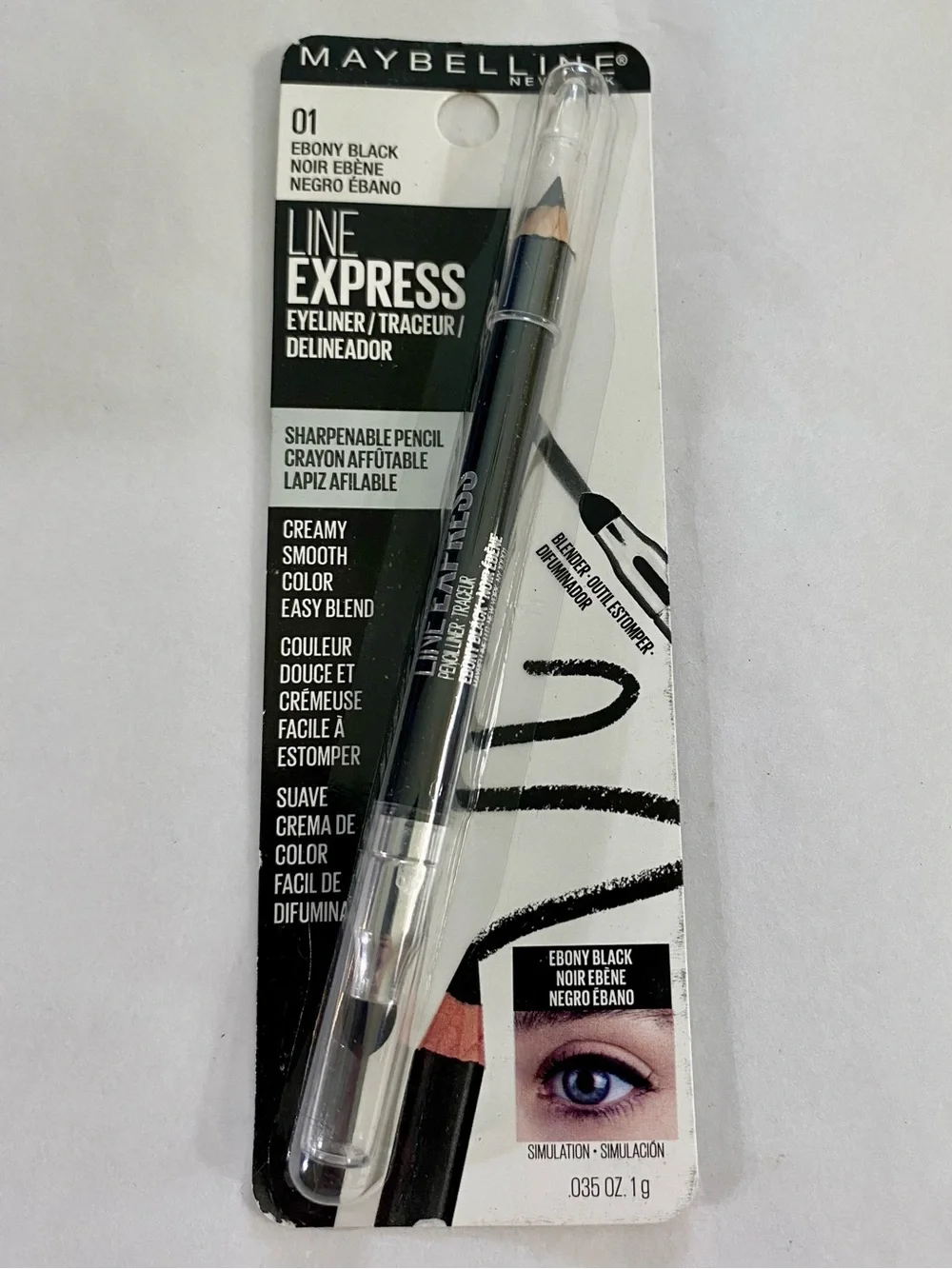 Maybelline Line Express Eyeliner Pencil - Ebony Black